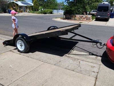 Tilt deck trailer