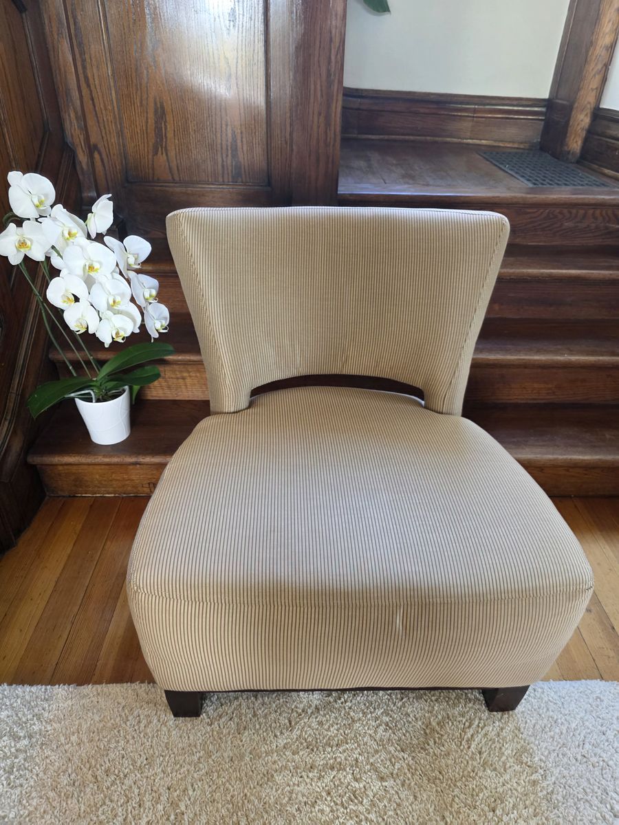 Lounge chairs - neutral color fabric- EXCELLENT CONDITION