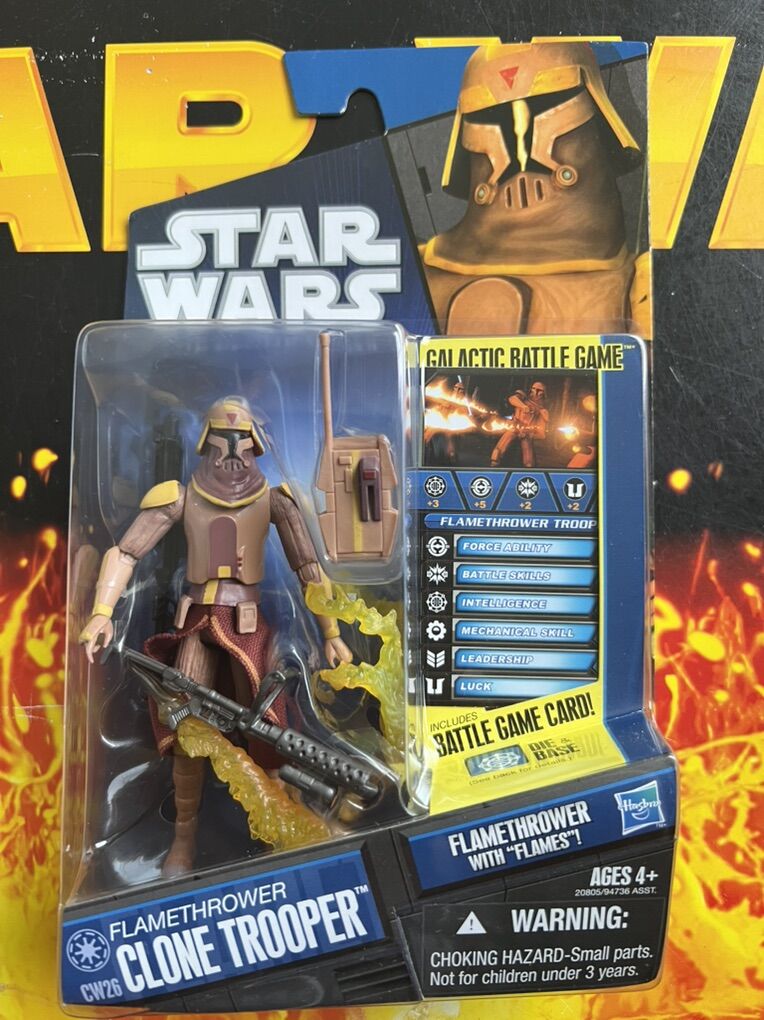 Star Wars The Clone Wars Flamethrower Clone