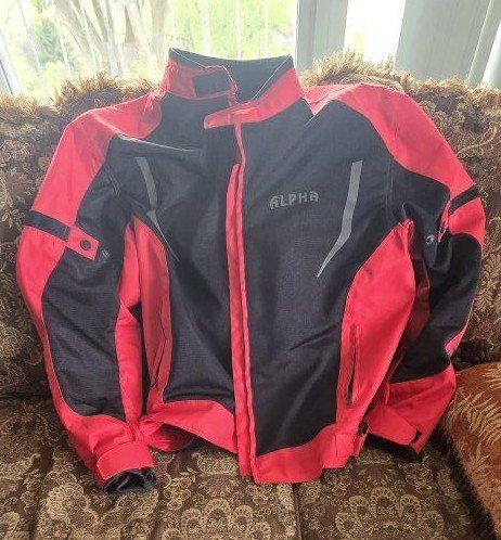 Alpha Cycle Gear Motorcycle Jacket XL Road Bike