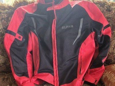 Alpha Cycle Gear Motorcycle Jacket XL Road Bike