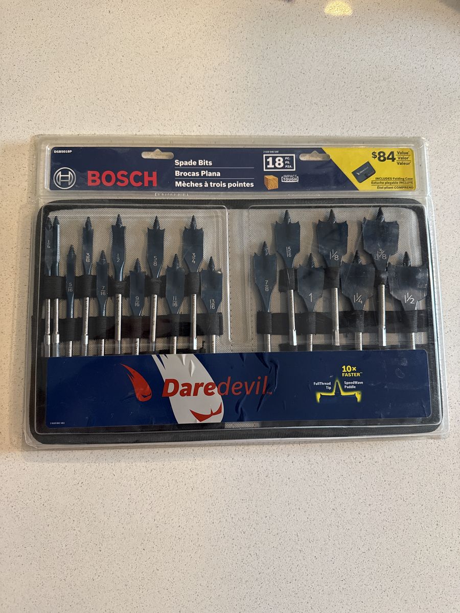 New Bosch Spade Bits