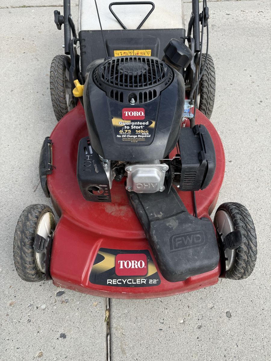Toro Recycler 22inch lawnmower