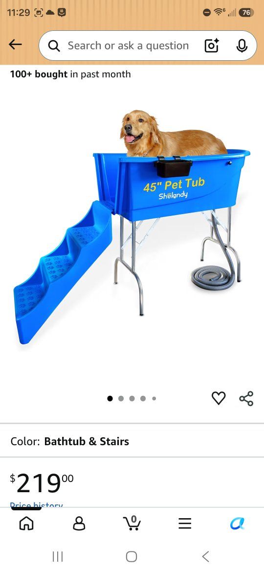 Dog Bath - NEW IN BOX