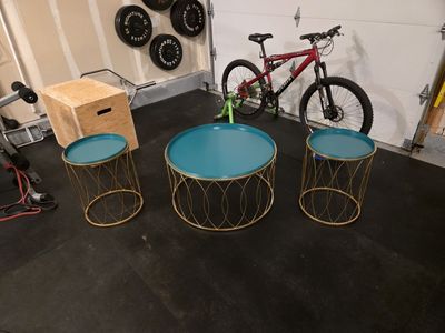 Coffee Table Set Metal