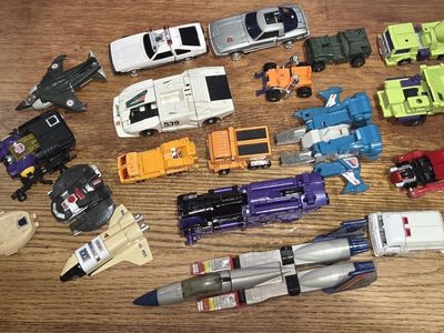 1980s Vintage Transformers Toys Hasbro Takara Vehicles Robots