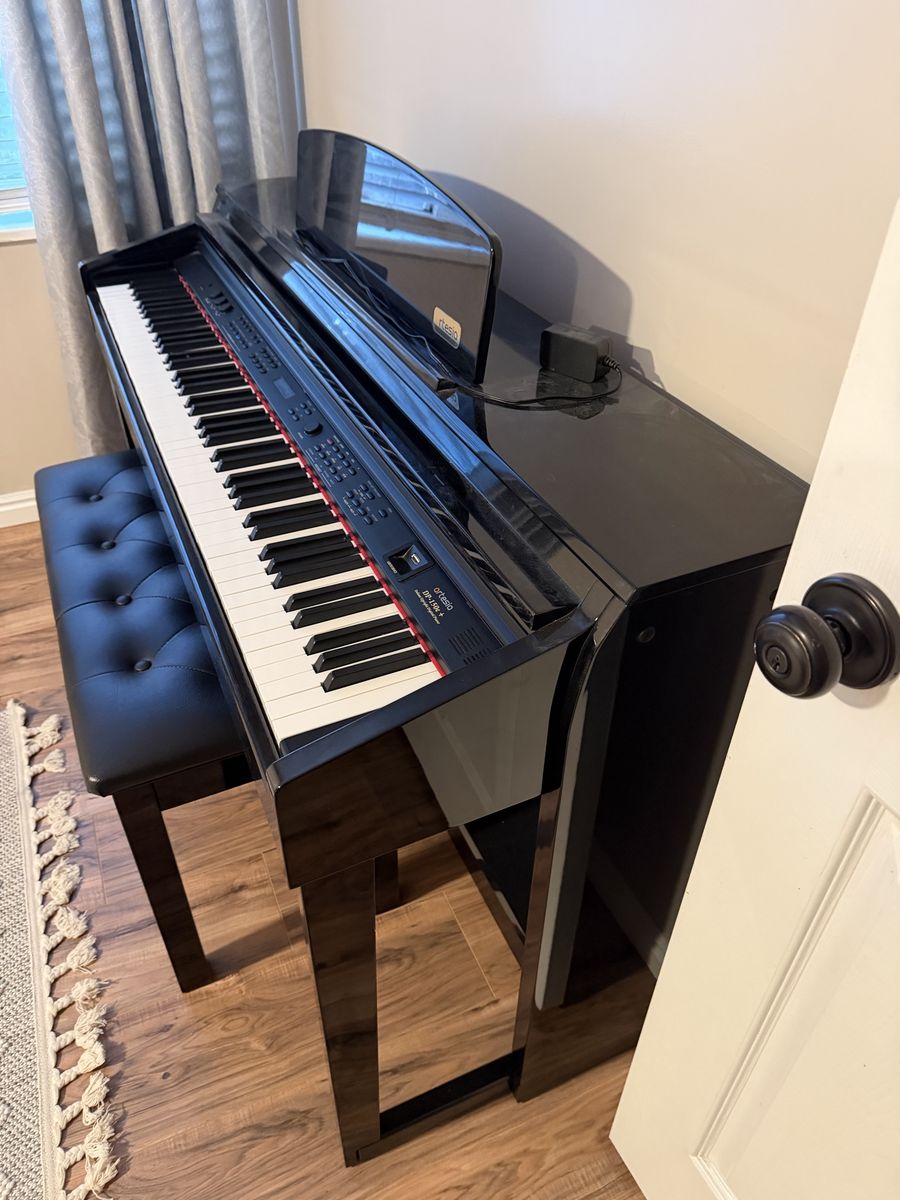 Artesia DP-150e 88-Key Deluxe Digital Upright Piano - Ebony Polish