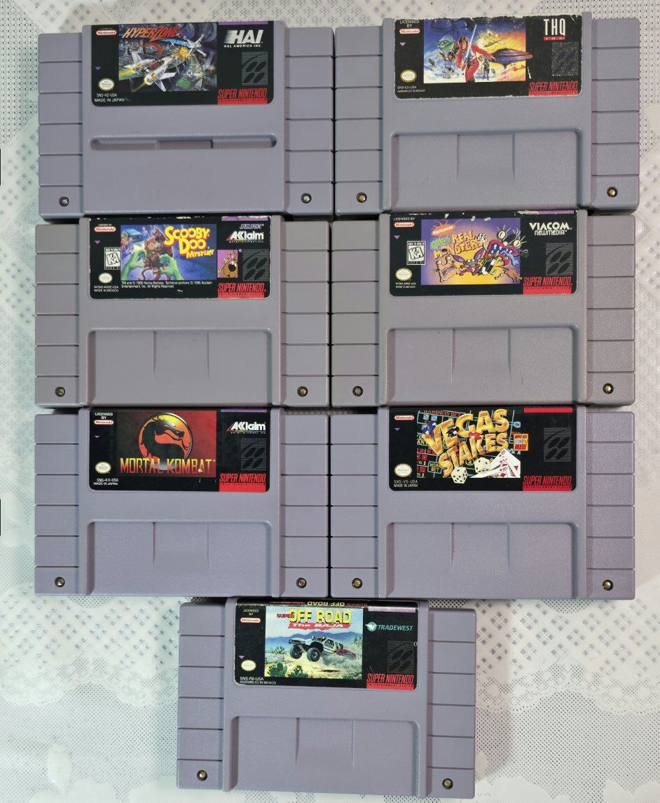 SNES Nintendo Video Games (7).