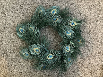 Peacock Wreath from At Home