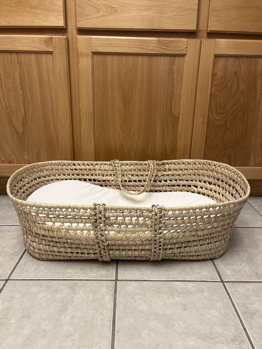 Wicker Baby Bassinet