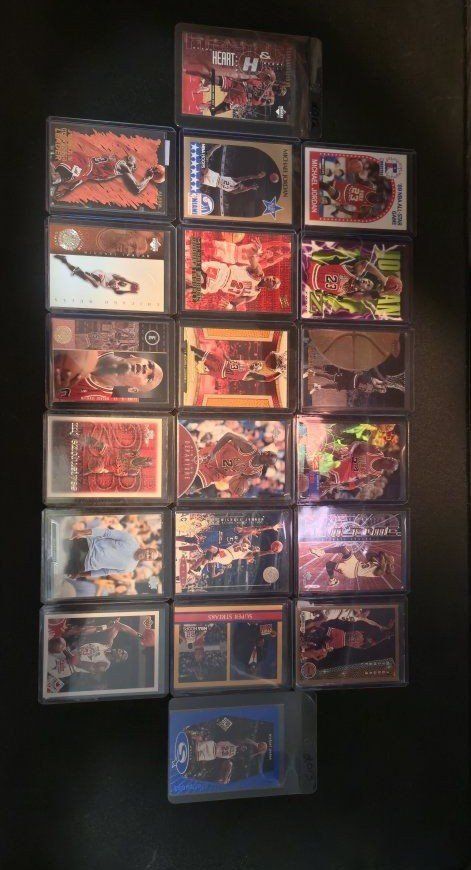 Michael Jordan NBA Basketball Card Lot - Rare Vintage Collectible Trading Cards