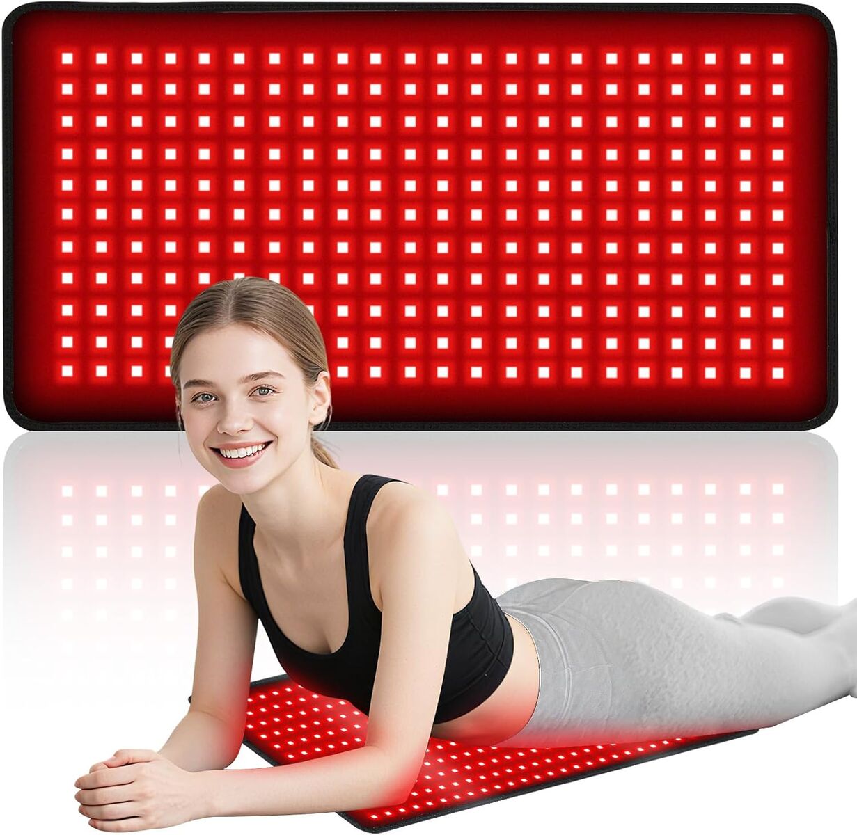 NEW Red Light Therapy Pad for Body, 24"x12" Large Red Light NIR Light Therapy Mat with 33W High Power