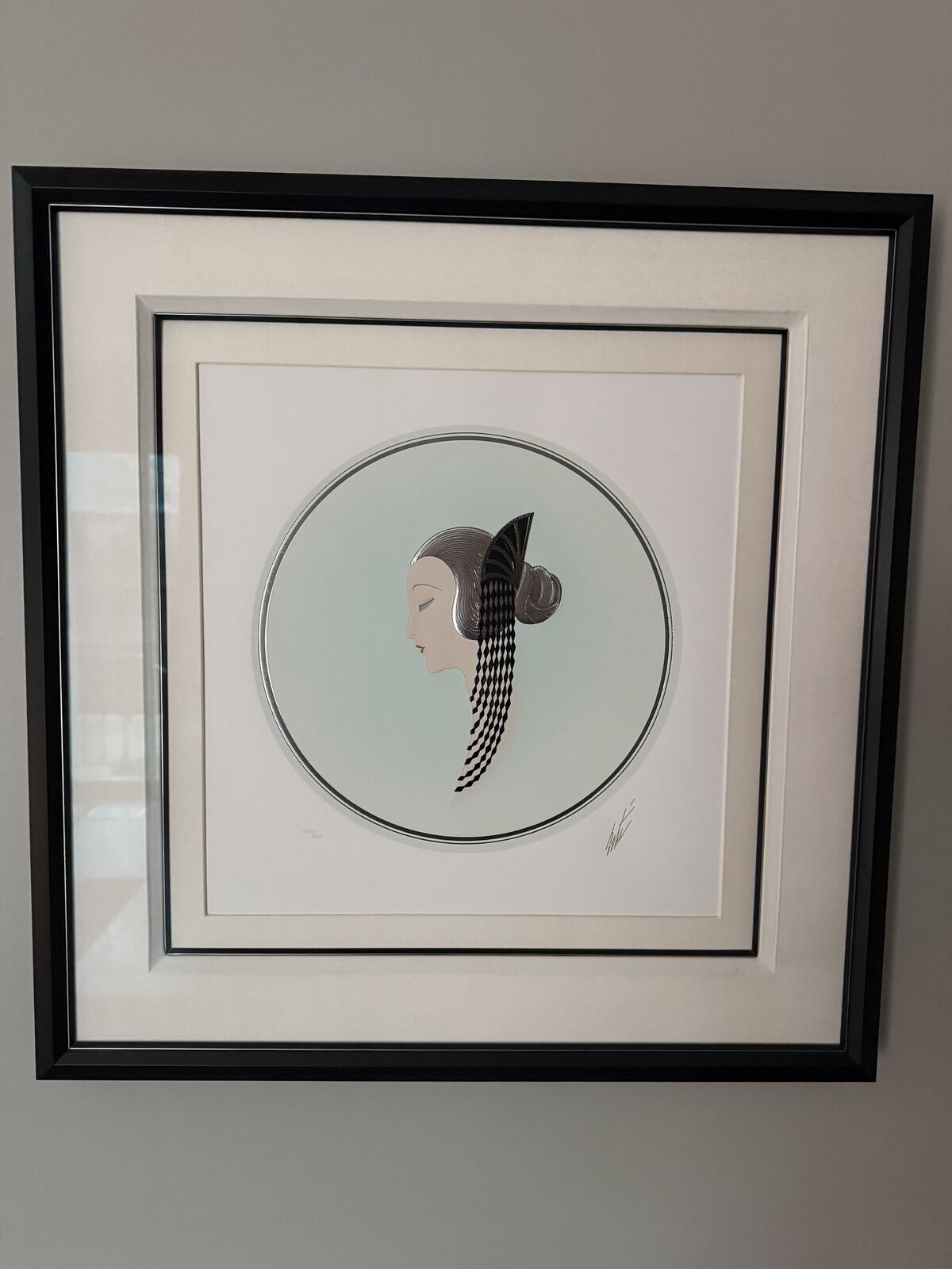 Erte “Chignon” Numbered Serigraph