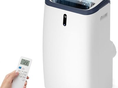 14000 BTU Portable AC Unit, Portable Air Conditioners for Room Cools up to 700 sq.ft, 24H Timer