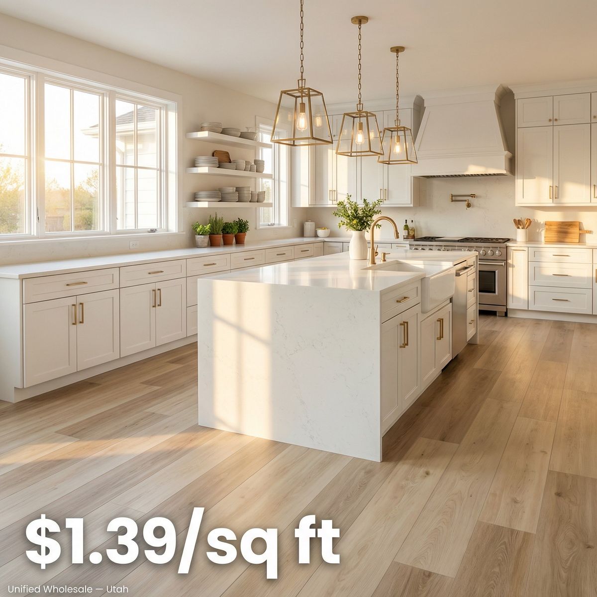 LVP Flooring Ogden | Waterproof Vinyl Plank Flooring | Vinyl Flooring | $1.39 sqft | 9 X 48