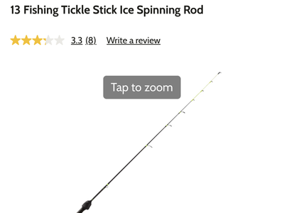 13 Fishing Tickle Stick Ice Spinning Rod