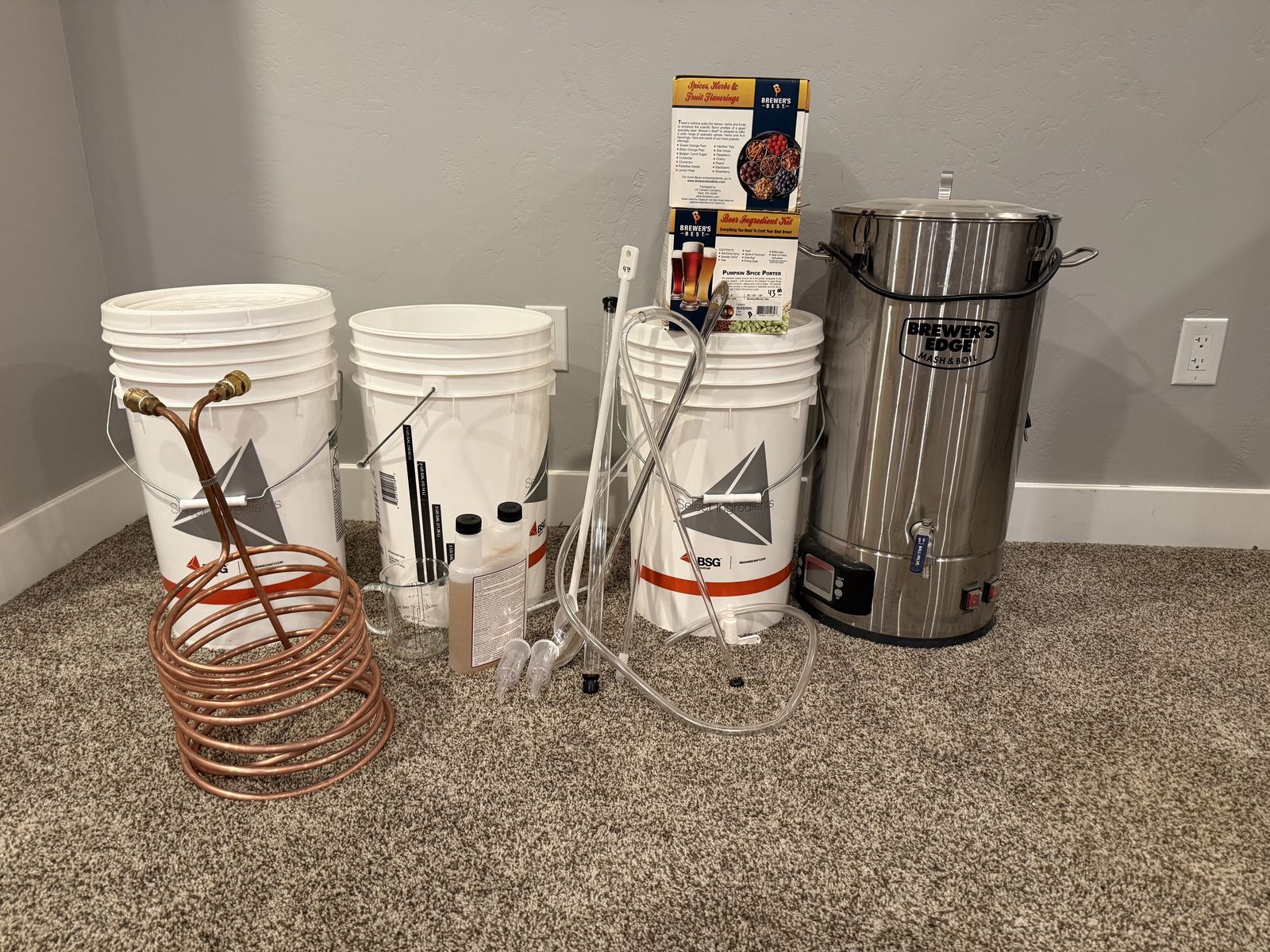 Beer Brewing Setup