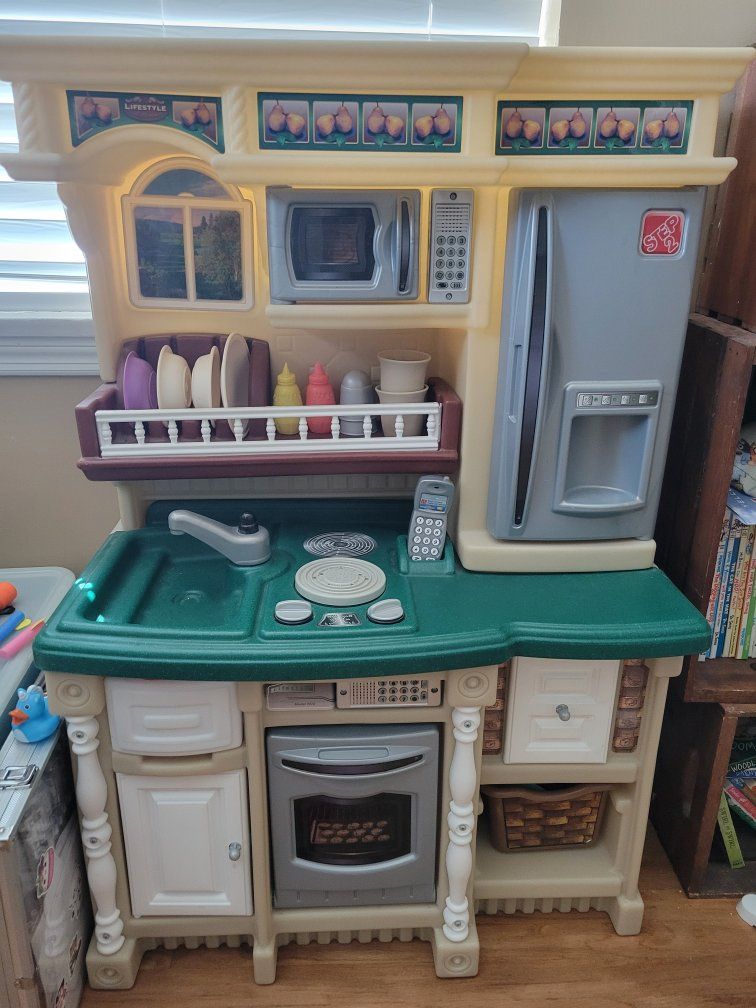 Step2 Lifestyle Custom Kitchen Playset - Kids' Pretend Play Appliance Set