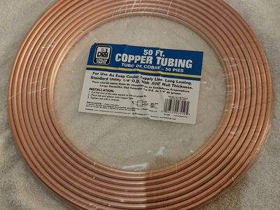 1/4" O.D. X 50 FT. COPPER TUBING