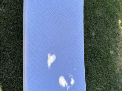 Baby Crib Mattress - White Quilted Infant Toddler Mattress