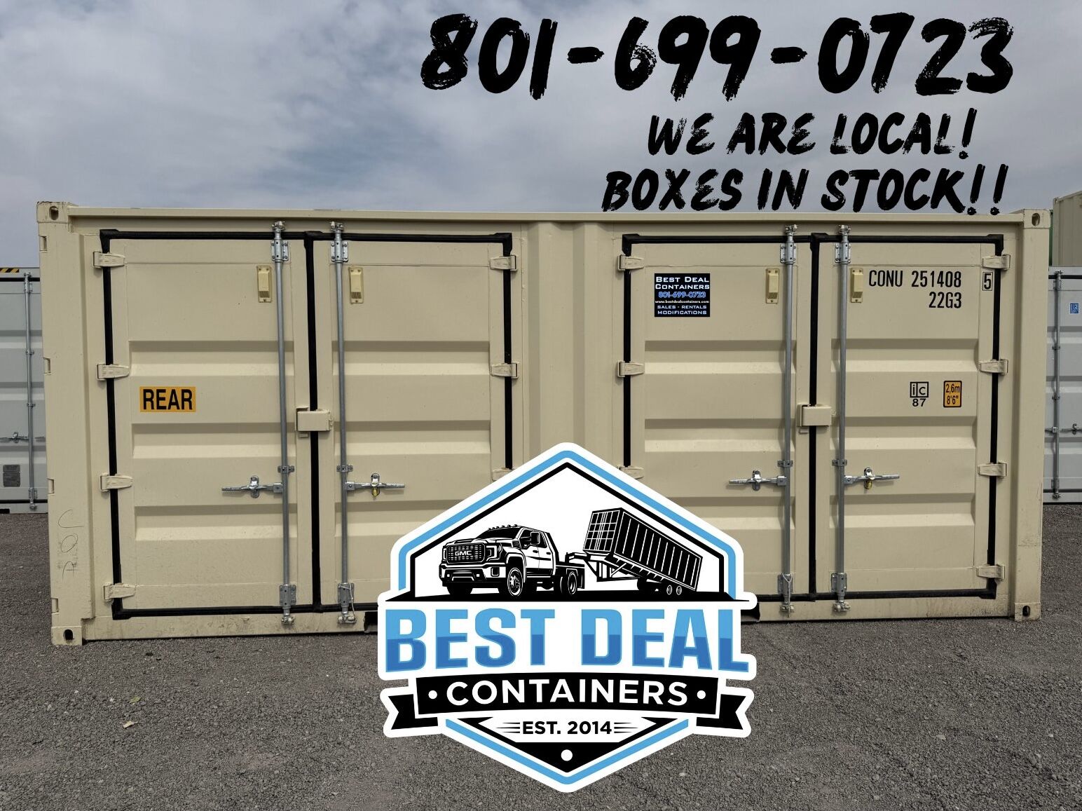 20’ and 40’ HC *OPEN SIDE* SHIPPING CONTAINERS