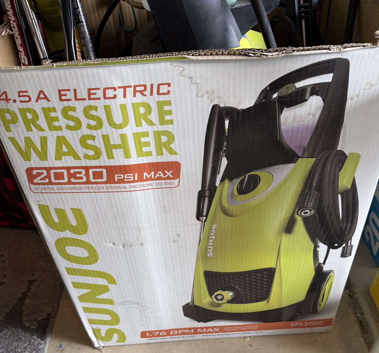 Sunjoe Pressure washer