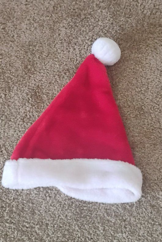 Classic Red & White Santa Hat - Soft Plush Christmas Holiday Accessory