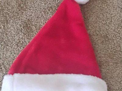 Classic Red & White Santa Hat - Soft Plush Christmas Holiday Accessory