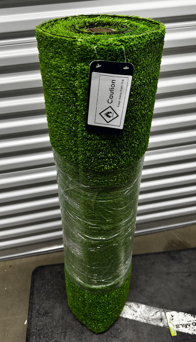 NEW Yescom 33x3FT Artificial Grass Turf Rug 0.4" Synthetic Roll Carpet Mat with Drainage