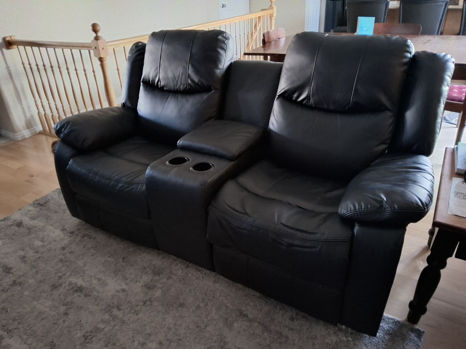 Recliner sofa and loveseat