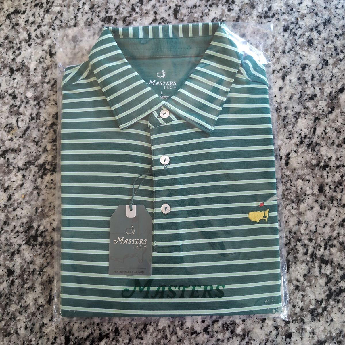 Large Masters Tech Polo, Green