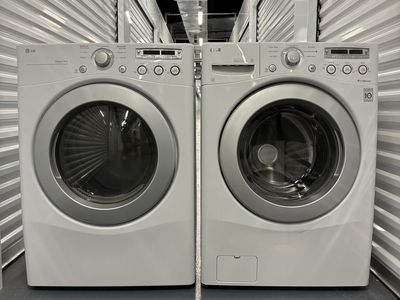 LG Front Load Washer and Electric Dryer Set - White