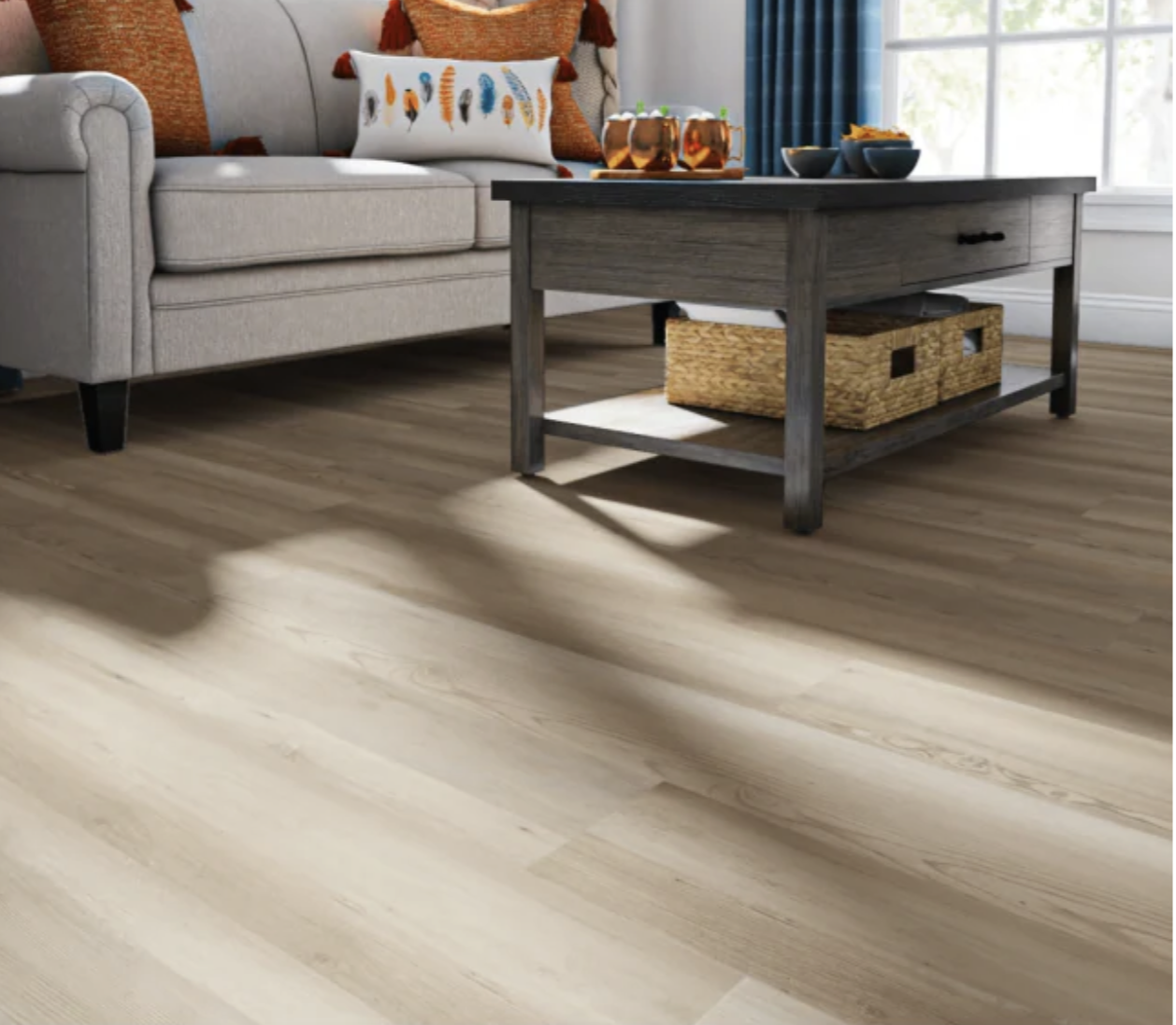 STAINMASTER Mecklenberg Pine Waterproof Luxury Vinyl Plank Flooring