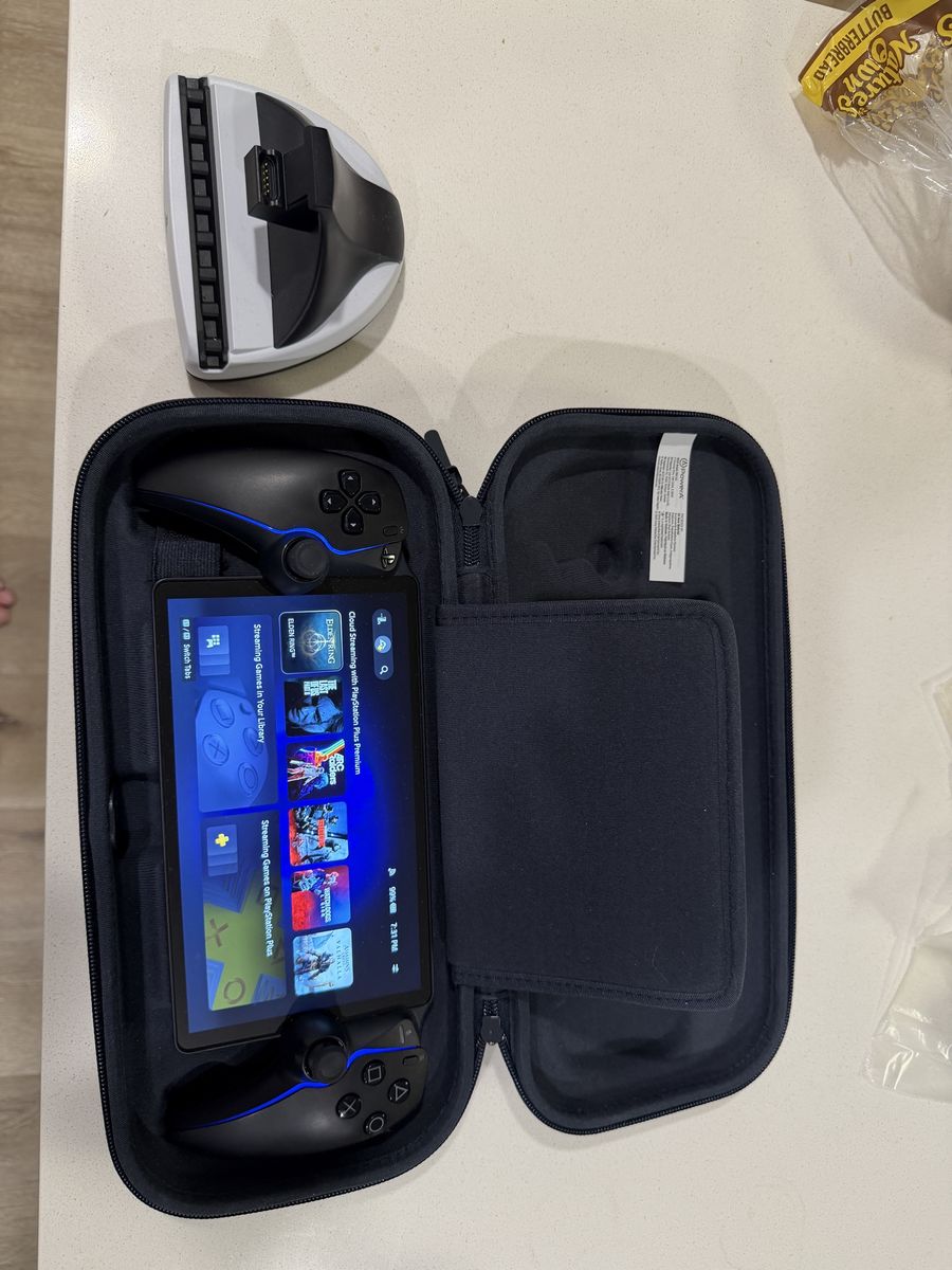 Sony PlayStation Portal Remote Player (Used) with Travel Case and Charging Dock