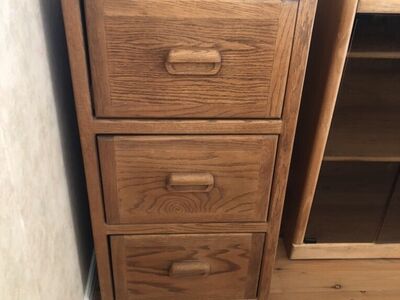 Oak Filing Cabinet