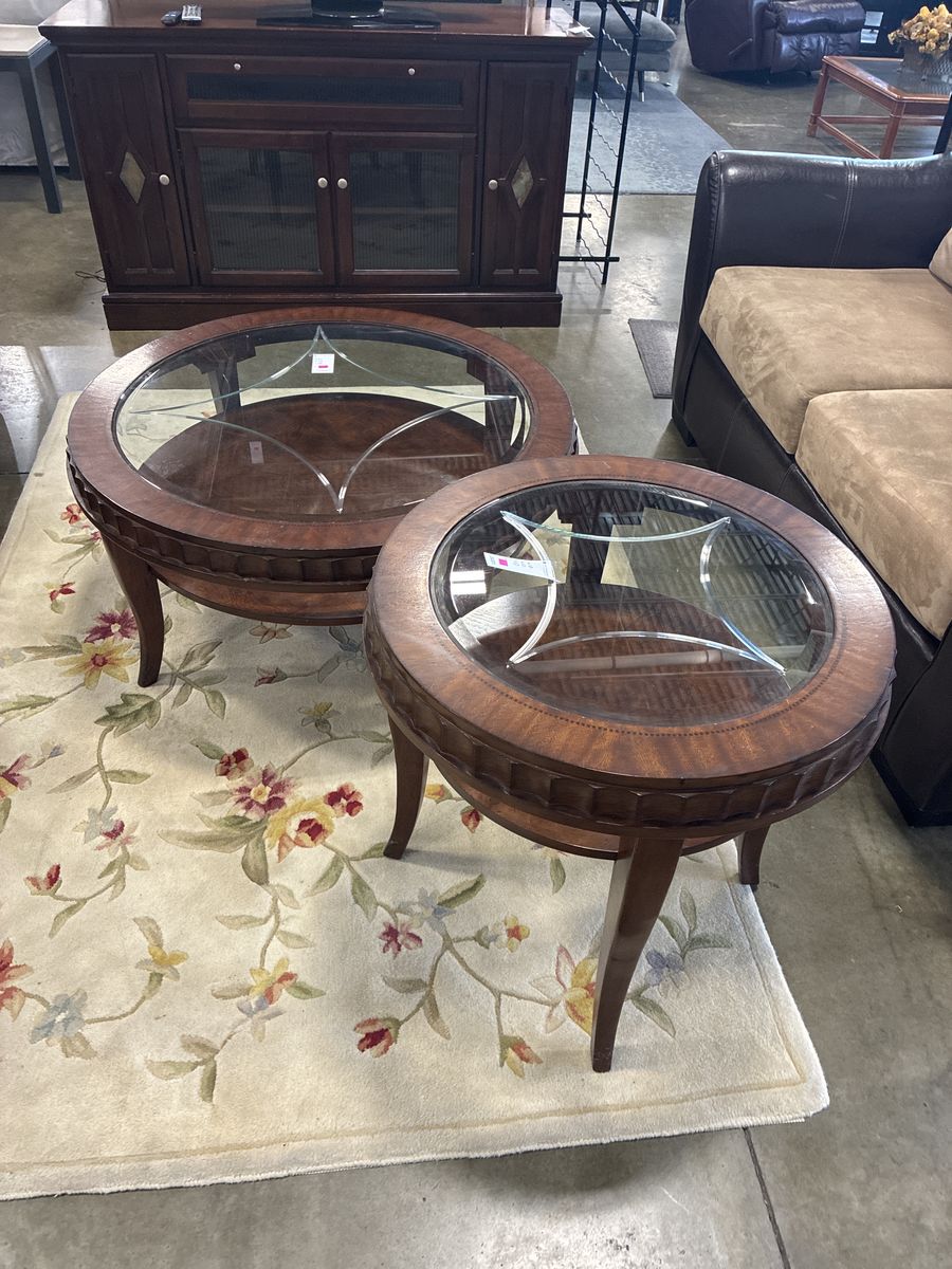 Glass And Wood Coffee Tables
