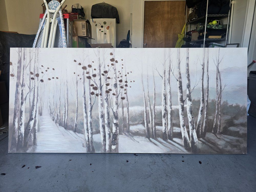 large canvas painting