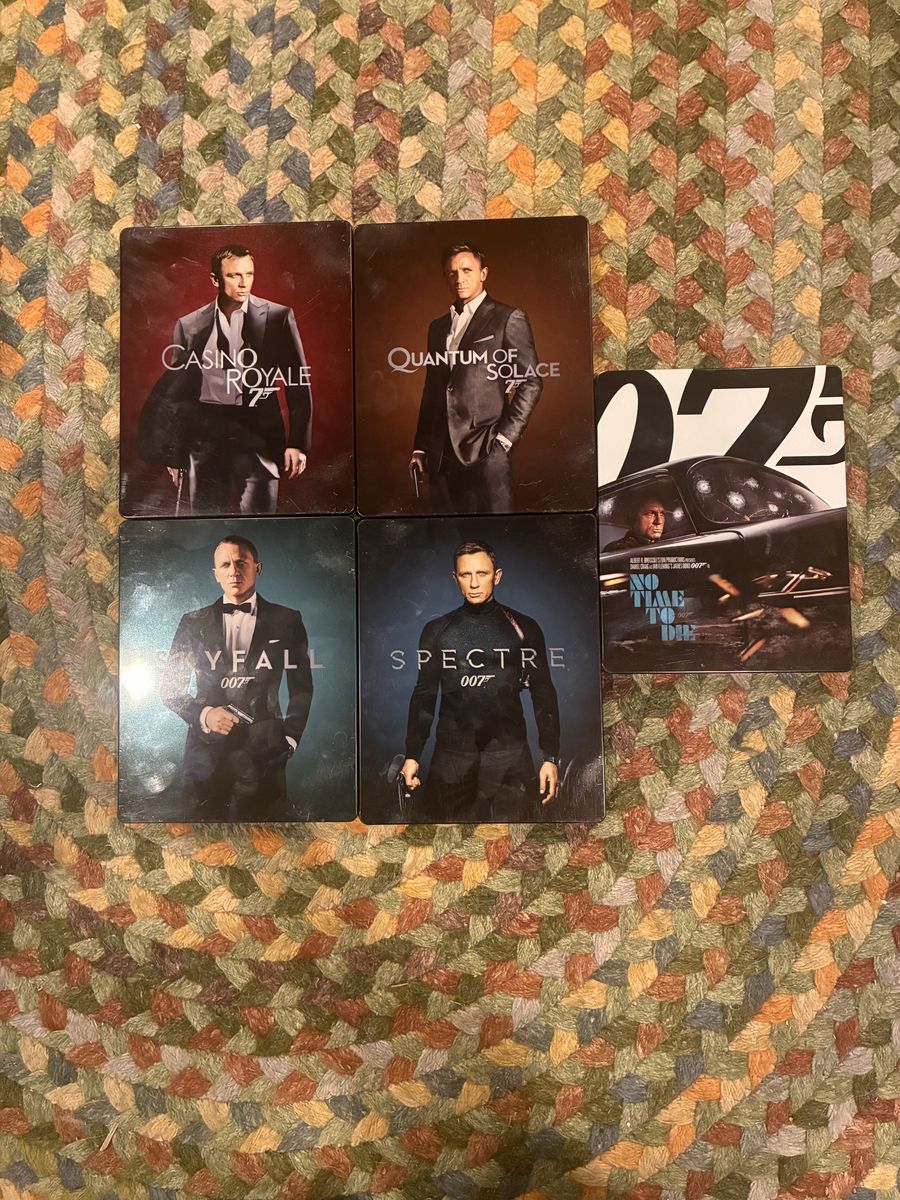 James Bond 007 4K Steelbook Lot (Daniel Craig)