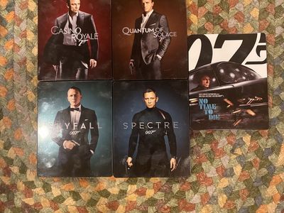 James Bond 007 4K Steelbook Lot (Daniel Craig)