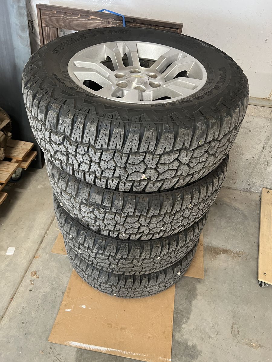 NEW 275/65R18 Tires and Chevy Wheels