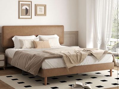 Brand New King Size Upholstered Bed Frame