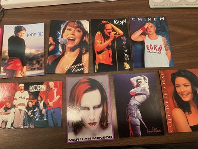 9 Retro Post Cards With Musicians