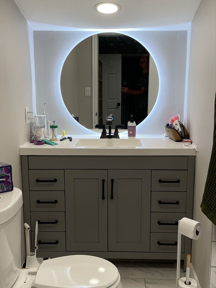 32 inch LED Round Mirror Brand New!