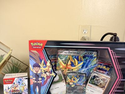 Pokemon TCG Hop's Zacian EX Box & Prismatic Evolutions Booster Bundle - New Sealed