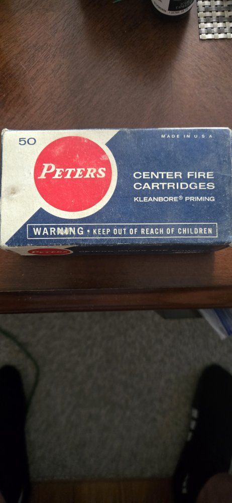 Vintage Peters 38 Special Police Service 158 Grain Lead Cartridges 50 Rounds