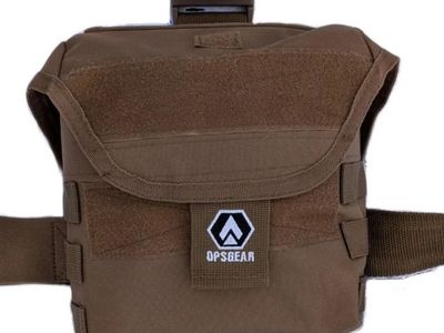 The Drop Leg Dump Pouch fits a size range of S-XL. Brand new