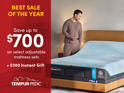 Labor Day Sale: Save up to $700 on select Tempur-Pedic® adjustable mattress sets
