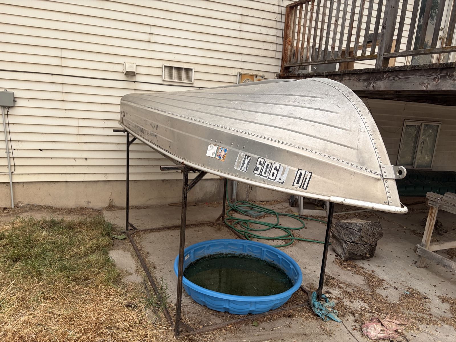 12' Aluminum Fishing Boat with Electric Motor