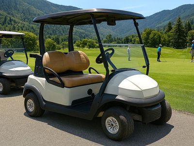 2020 Arctic White Gas Club Car TEMPO Golf Cart