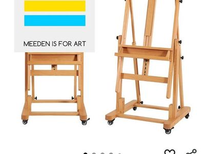 MEEDEN Extra Large Heavy-Duty H-Frame Studio Easel